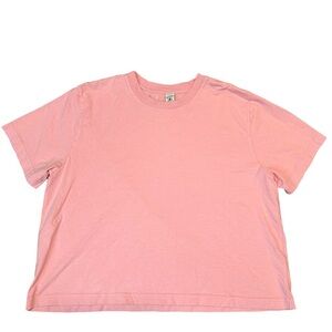 Sporty & Rich NWOT Crop Tee Size L Pink